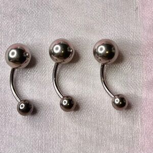 Silver Curved Barbell piercing 1 for $6 3 for $15